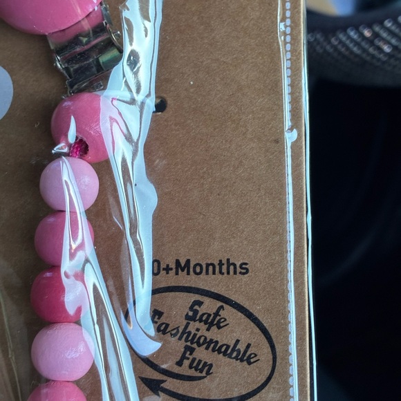 Pink Pacifier Clip - Picture 5 of 9